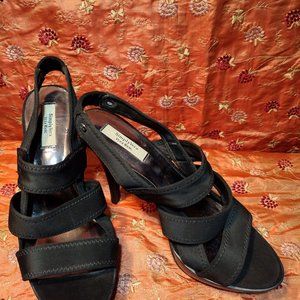 Vera Wang Strappy Slip-On High Heel Shoes